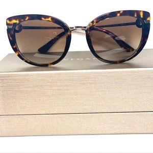 BROWN BVLGARI SUNGLASSES